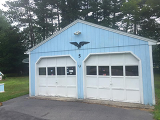 Garage door replacement NH (before photo)
