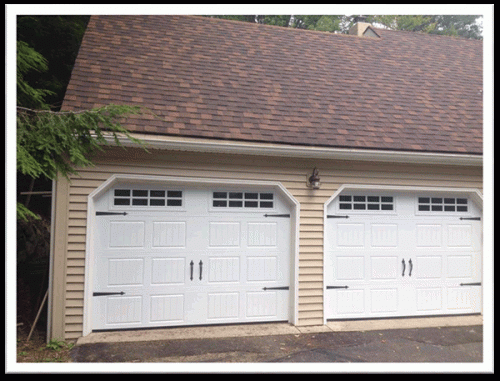 Garage door replacement Gilford NH (after photo)